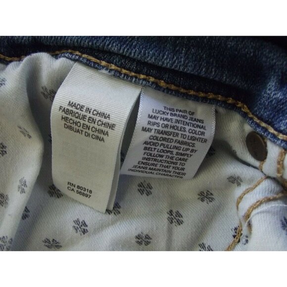 Lucky Brand Jean Shorts Womens Size 6 / 28 Blue The Bermuda Denim 5-pocket - Picture 8 of 11
